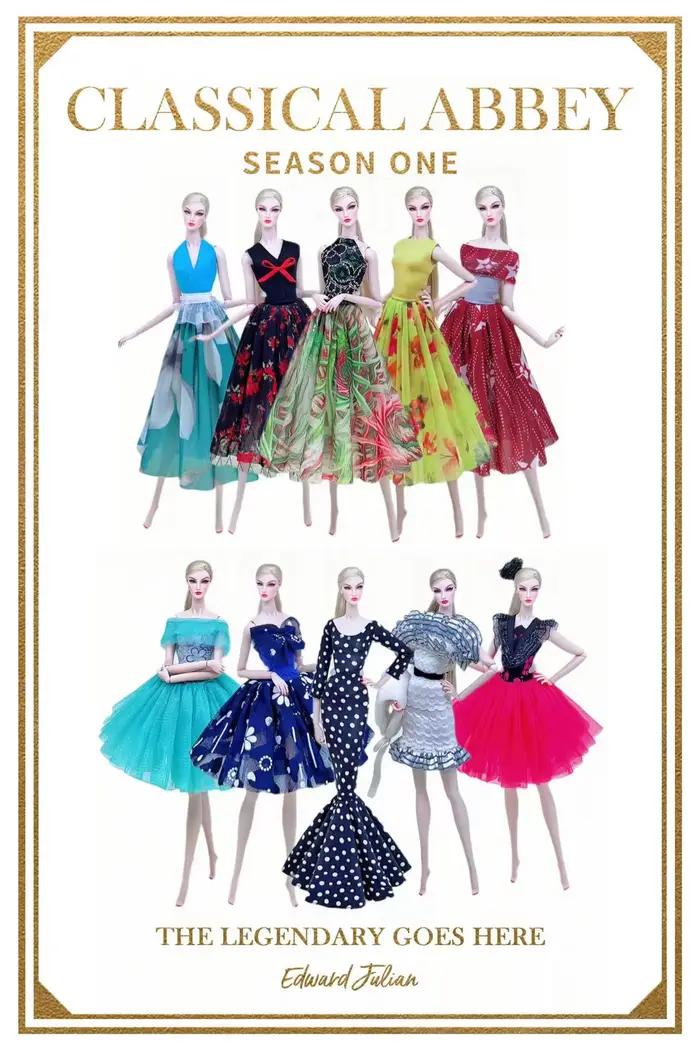 lot de vêtements pour poupée barbie