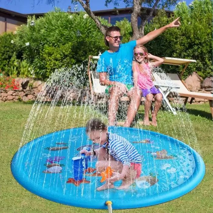Tapis d'arrosage gonflable pour enfants