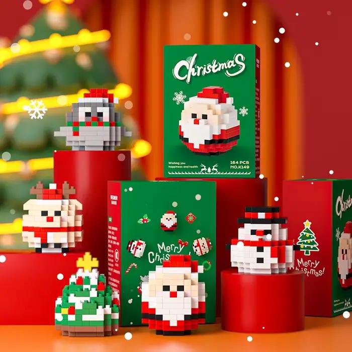 Blocs de construction de la série beignet de noël pour enfants