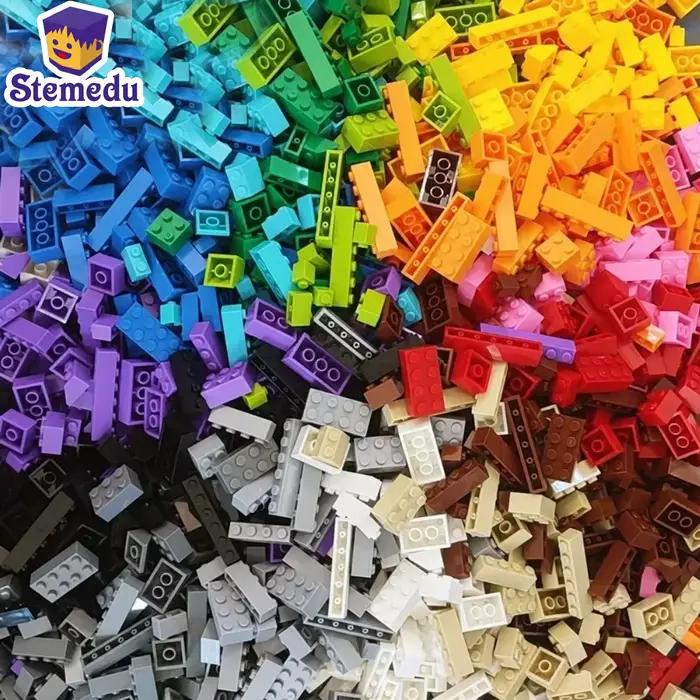 Blocs de construction en vrac Decennia s, briques autobloquantes, ABS, variété de couleurs, compatibles LEGO, jouet éducatif pour 14 ans et plus