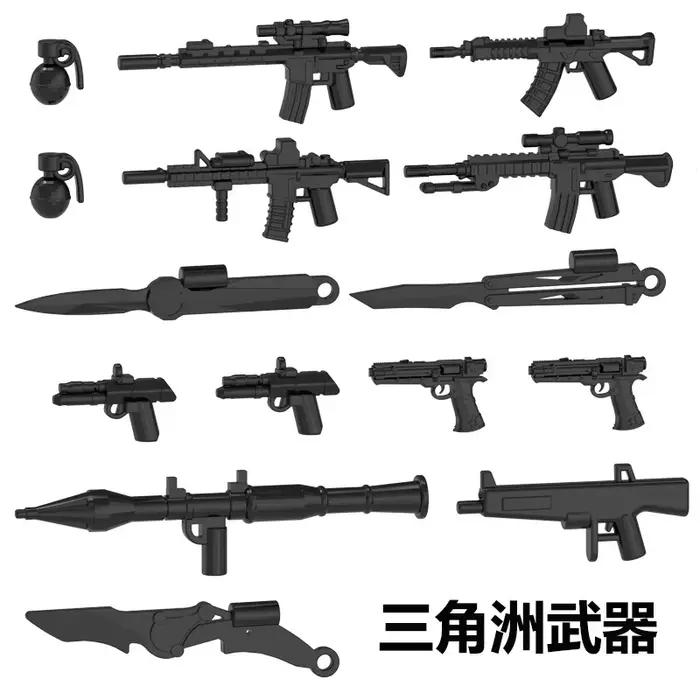 Jeu de construction Delta Special Forces, figurines miniatures Wei Long, jouets de construction, cadeaux populaires, blocs de construction faits à la main