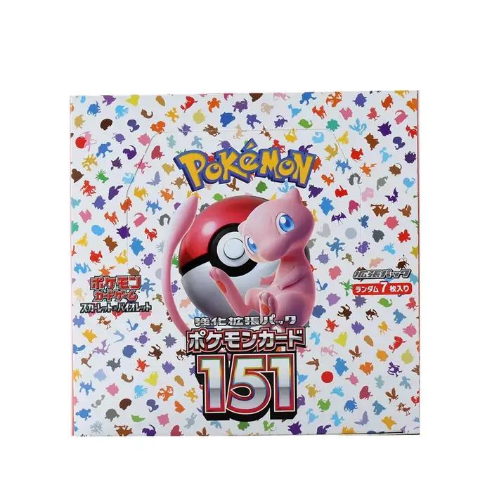 140 cartes/boîte Pokémon Écarlate et Violet 151 Japon SV2a SV11W Version Zekrom TCG Classics Expansion Booster Box Carte