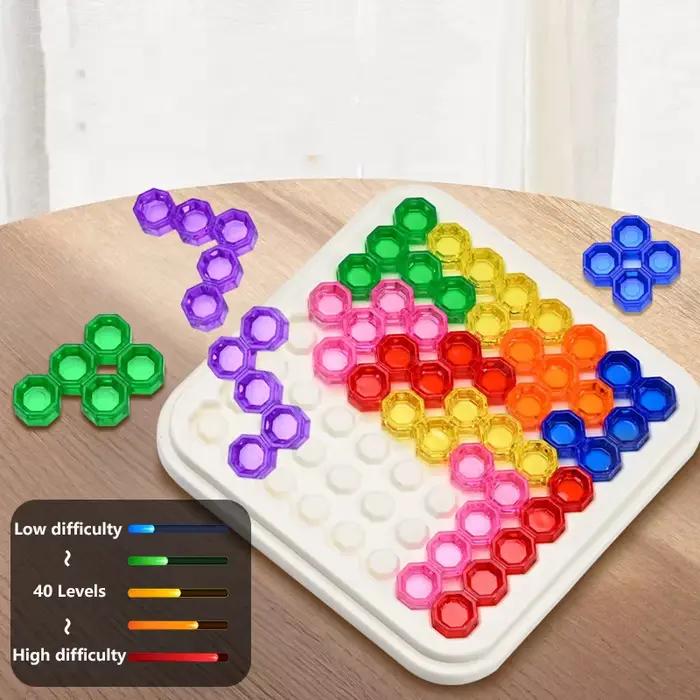 Jouets de puzzle Tangram Montessori figurines géométriques 3D jeu d'entraînement à la pensée logique jouets éducatifs pour enfants occasions spéciales