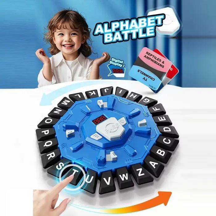 Jeu de société familial Word Play avec minuterie à affichage numérique