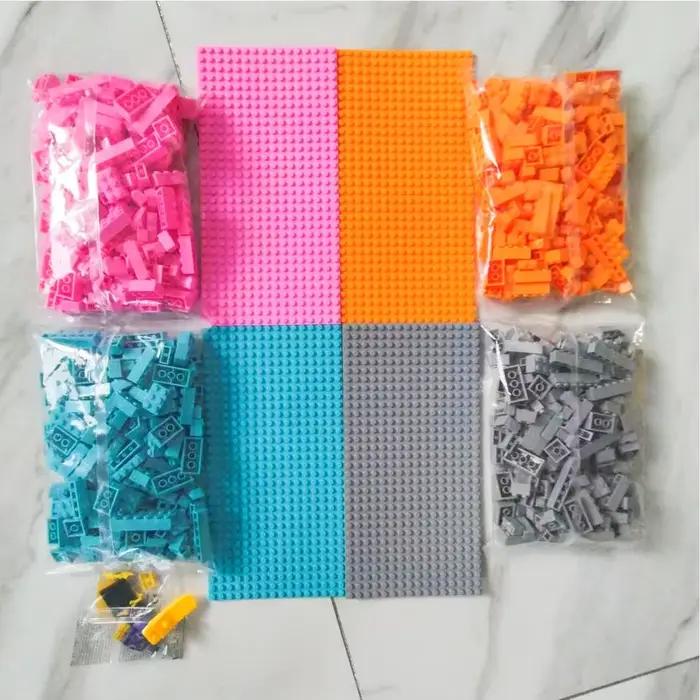 Plaque de base pour blocs de construction de puzzle compatibles avec LEGO