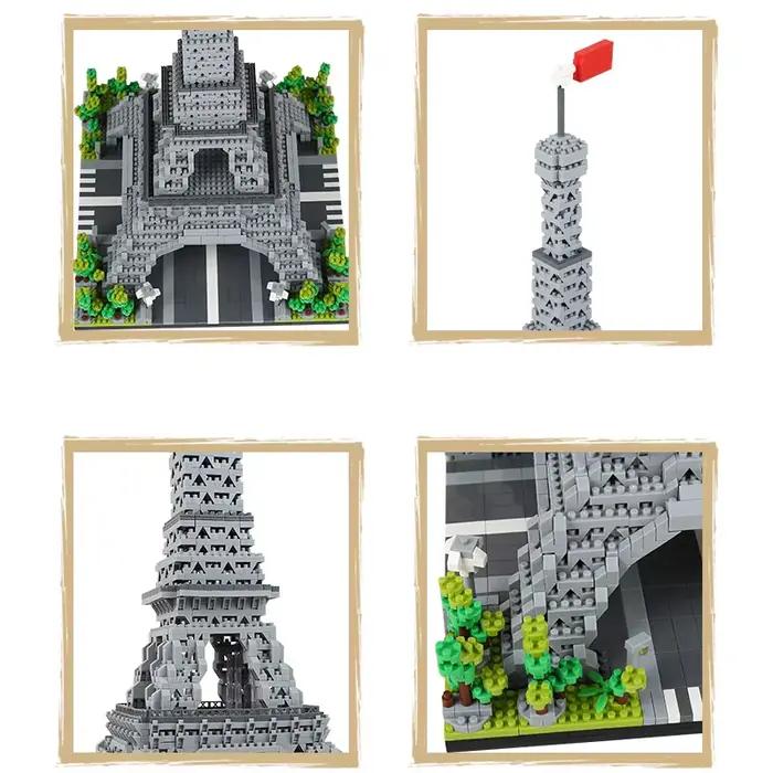 KNEW BUILT – paires de blocs de Construction tour Eiffel