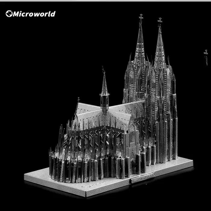 Microworld-Puzzle en métal de construction 3D pour adolescents et enfants