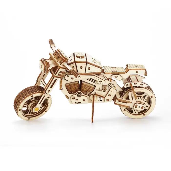 Puzzle de moto en bois 3D