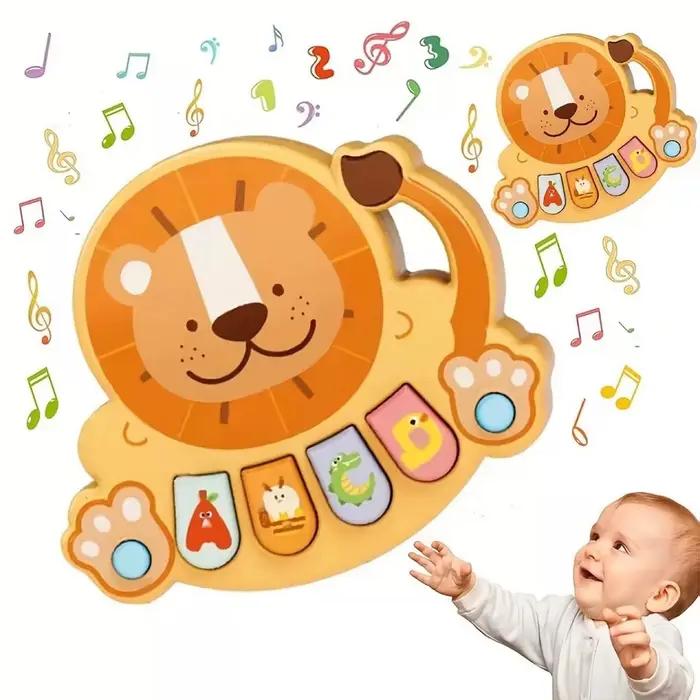 Piano électronique pour enfants, jouet musical éducatif, instrument multifonctionnel pour bébés, cadeau pour anniversaire ou Noël, accessible 0-6 ans, en plastique ABS, plusieurs couleurs disponibles