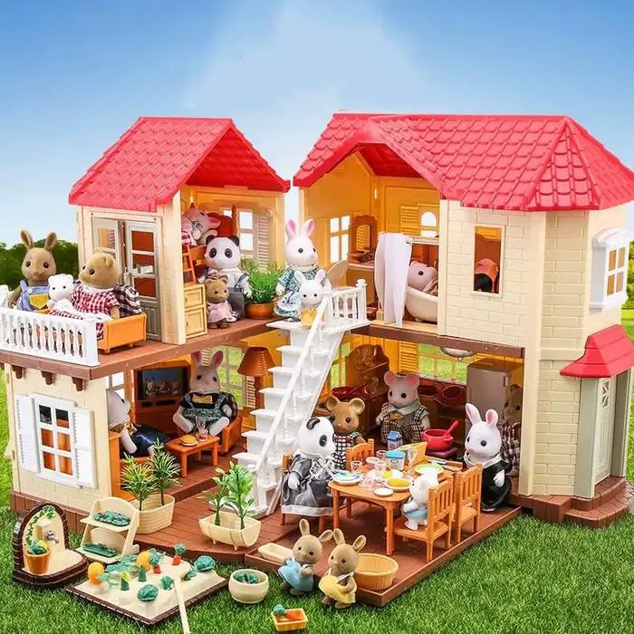 Meubles de maison de poupée familiale forêt 1:12