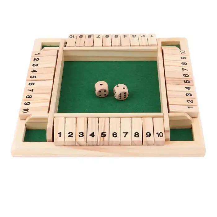 Jeu de société de luxe à quatre faces