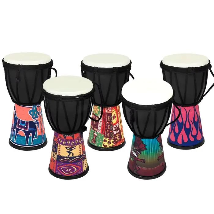 Tambour Percussion Africain SLADE 4 Pouces Instrument Musique Traditionnelle Enfant Adulte Performances Occasion Spéciale