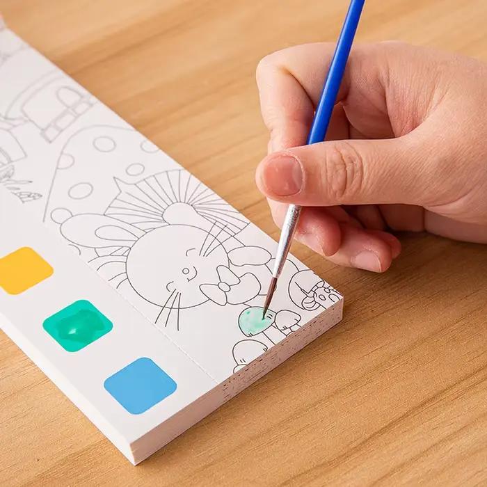 20 Pages + 2 stylos aquarelle livre d'images maternelle coloré Graffiti illumination Note livre d'images
