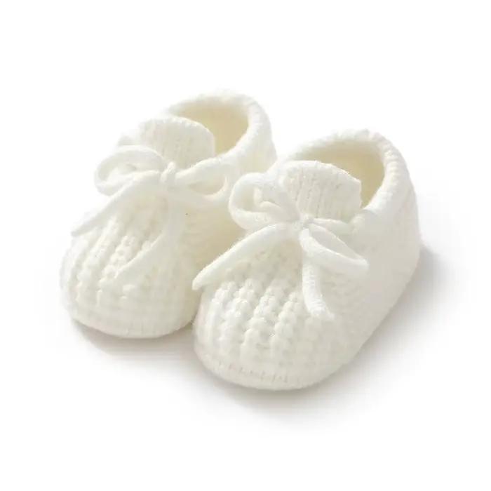 Chaussures de bébé tricotées pour nouveau-né de 0 à 18 mois