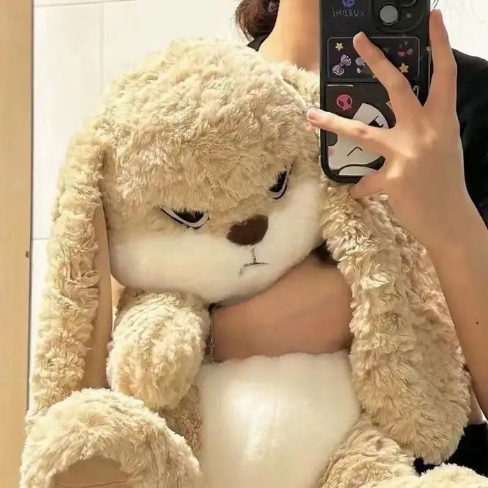 Lapin en peluche à longues oreilles pour enfants