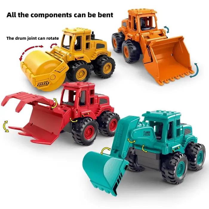 Les véhicules d'ingénierie jouets de construction conviennent aux garçons et aux filles de 3 ans. Camions