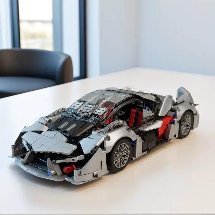 Ensemble de blocs de construction de voiture de sport 1:14