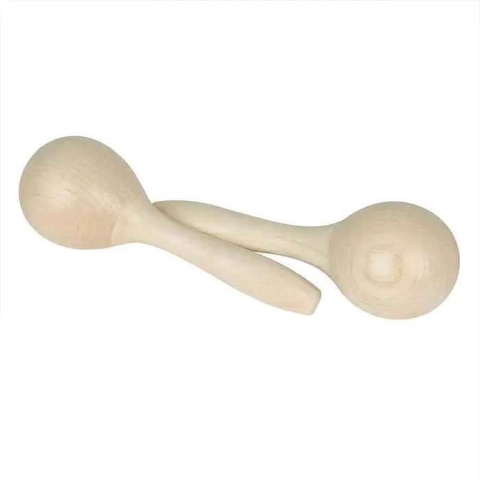 Maraca en bois, jouet musical, jouet d'éducation précoce pour enfants, instruments de percussion Orff
