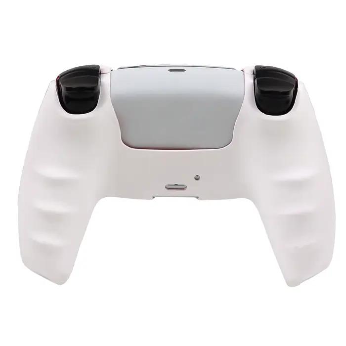 Pour housse de contrôleur PS5, coque en silicone souple anti-transpiration, antichoc, anti-poussière, découpes précises, accessoires de jeux faciles à installer