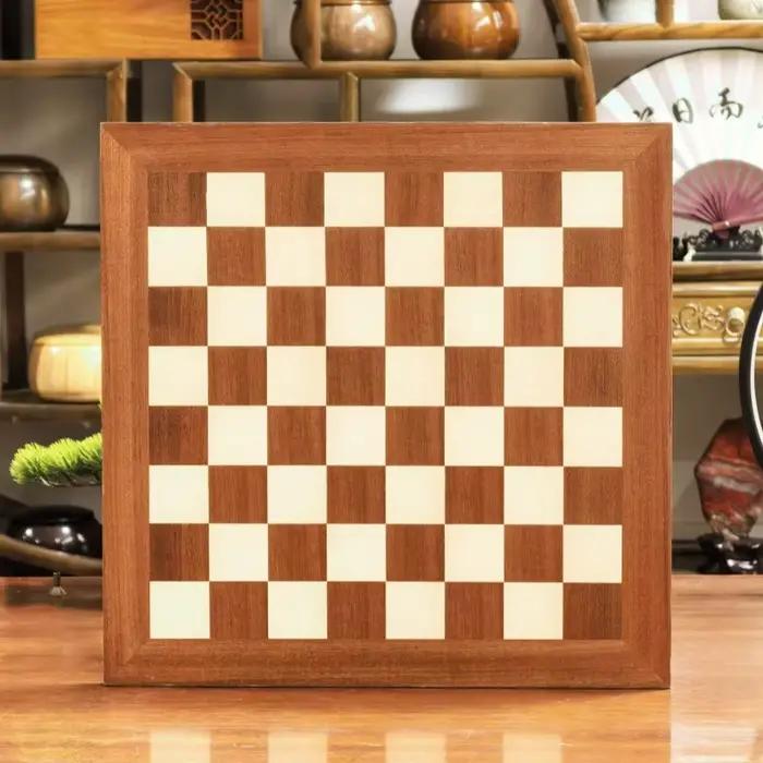 Échiquier international en bois – Jeu d'échecs haut de gamme