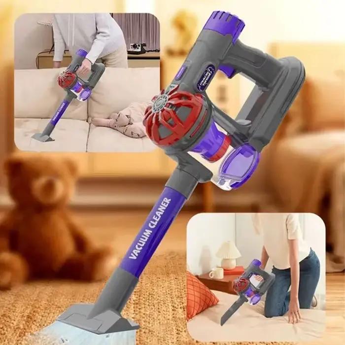 Jouet éducatif Aspirateur Multifonctionnel Simulation Ménage 3-en-1 pour Enfants Occasions Spéciales Fantaisie Professionnels