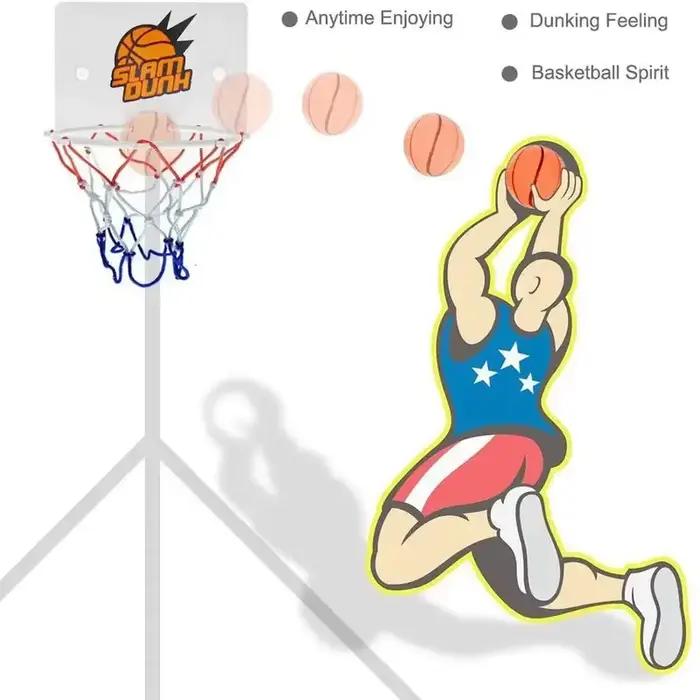 Mini panier de basket d'intérieur avec 2 ballons