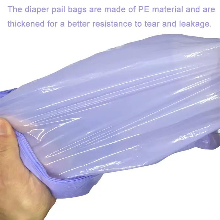 Sacs poubelles de rechange pour poubelles à couches robustes et anti-odeur pour maternité et enfants de 0 à 12 ans compatibles avec Tommee Tippee, Sangenic, Angelcare, Genie et Munchkin