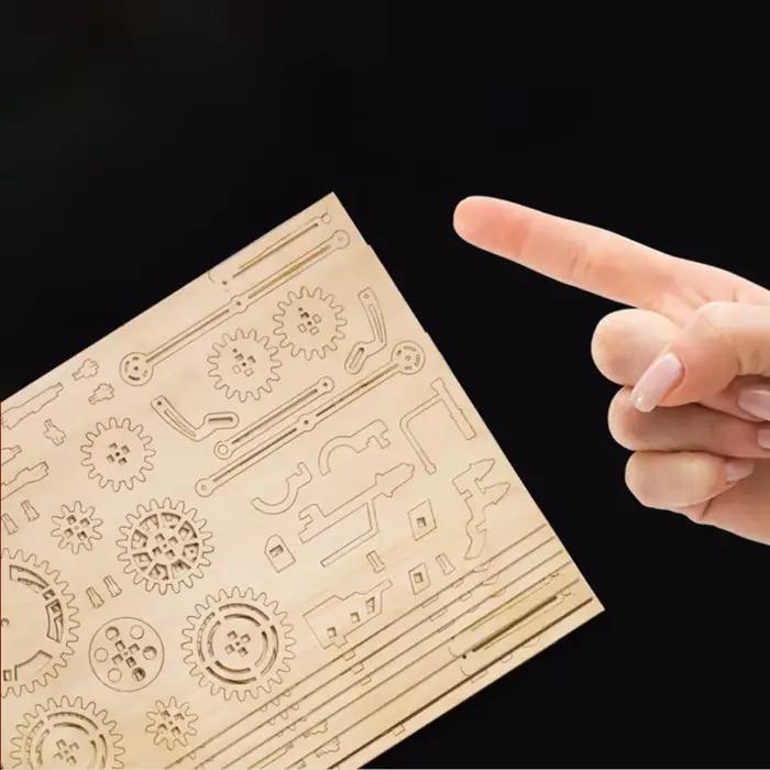 Puzzle en bois de voiture 3D