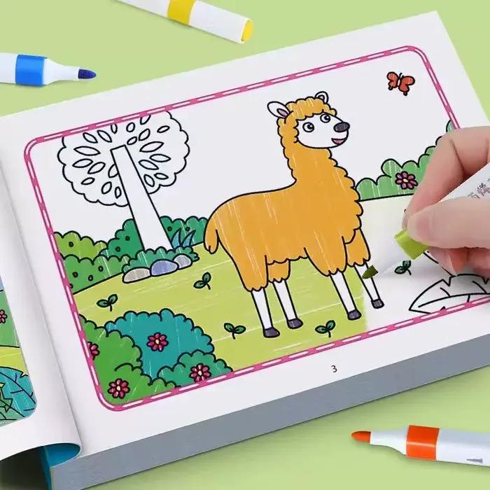 Livres de coloriage pour enfants, garçons et filles, livre de dessin d'animaux pour bébés, jouets d'éducation précoce, jouet de dessin, bloc-notes