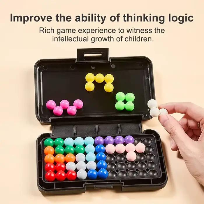 KNYYSECQ Magic Bead Challenge Puzzle Building Blocks Petits jouets pour enfants pour garçons et filles