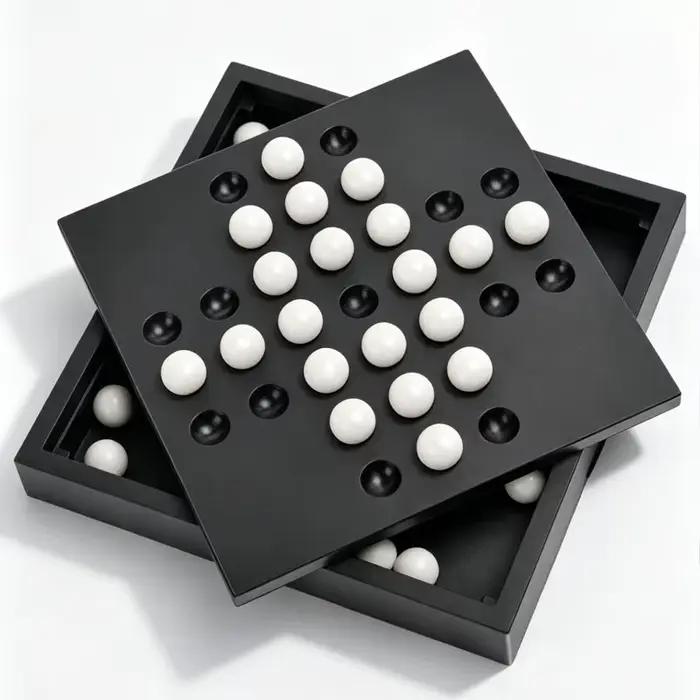 Jeu de société classique de solitaire à pions pour un joueur, stratégie pour adultes et familles, divertissement en voyage, défi de puzzle mental