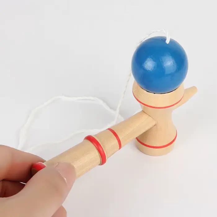2 couleurs disponibles Kendama en bois jeux de balle traditionnels japonais classique main flexibilité