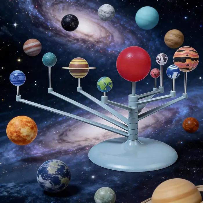 Kit de Modélisation de Système Solaire DIY 3D – Huit Planètes – Projet Scientifique Éducatif – Jouet d'Astronomie pour Enfants – Cadeau d'Apprentissage Spatial