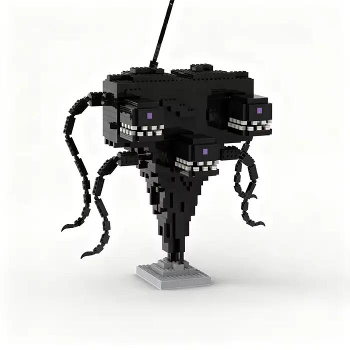 1400 pièces MOC Série de jeux Wither Storm Minecraft Mode Histoire Modèle de collection à assembler Créatif Briques de construction Cadeau