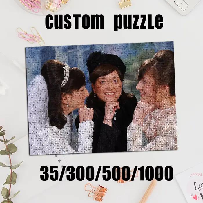 35/300/500/1000 pièces Puzzle photo personnalisé