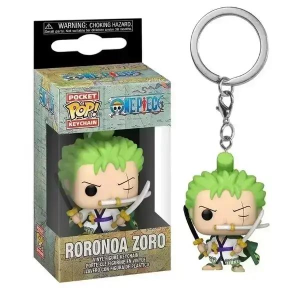 Funko POP porte-clés de poche une pièce Roronoa Zoro Yamato Chopper poupées en vinyle figurine modèle jouets cadeaux