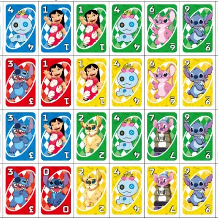 Jeu de cartes Stitch pour soirées en famille avec graphismes de séries télévisées pour adultes et adolescents occasions spéciales parties entre amis