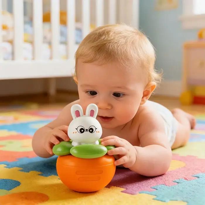 Jouets à bascule pour bébé lapin