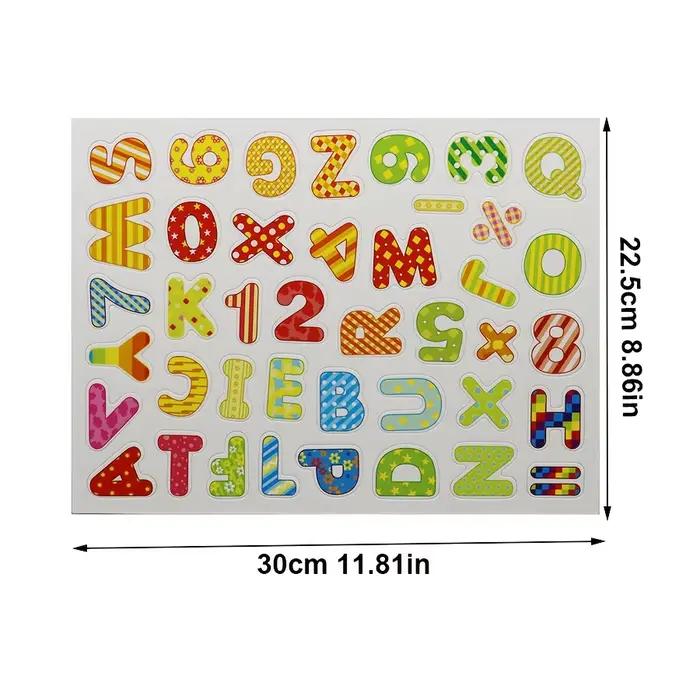 Lettres magnétiques réfrigérateur blanches pour apprendre l'alphabet et les chiffres en famille occasions spéciales enfants éducation ludique originalités à offrir