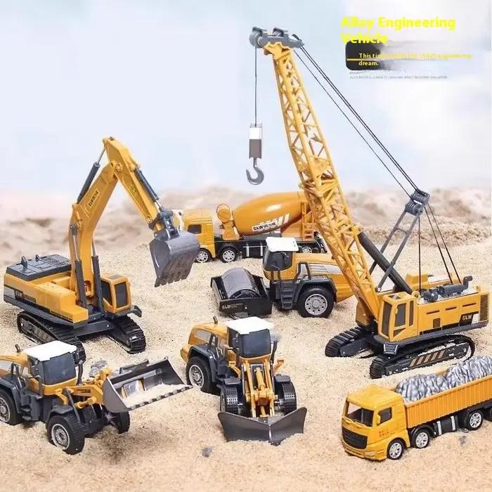 Jouets de véhicules de construction en alliage pour enfants : Excavatrice