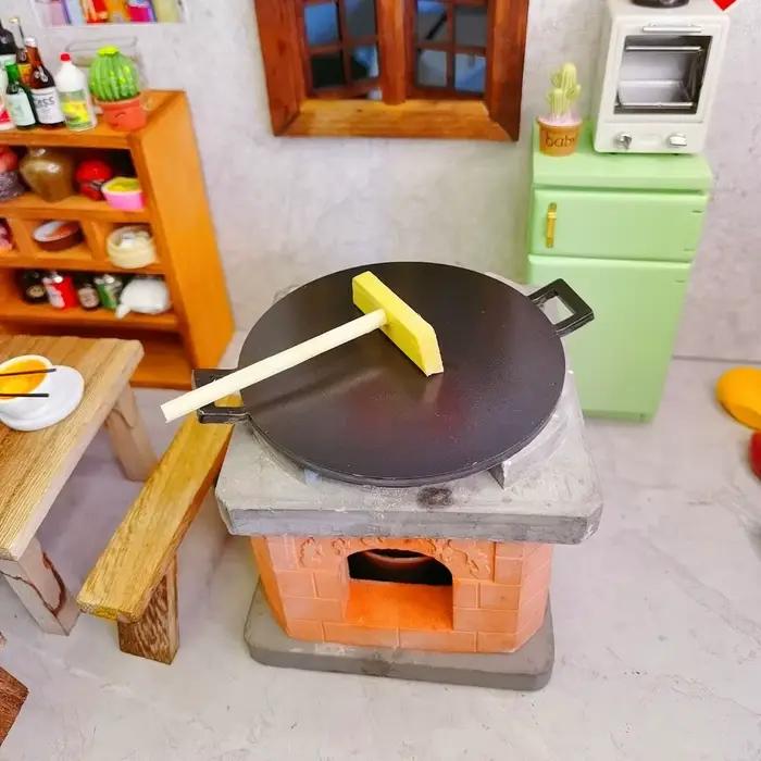 Ensemble de jeu de cuisine de simulation complète, poignée de table de cuisson, couvercle de casserole, accessoires décoratifs, mobilier de maison, jouets de cuisine réalistes pour enfants occasions spéciales