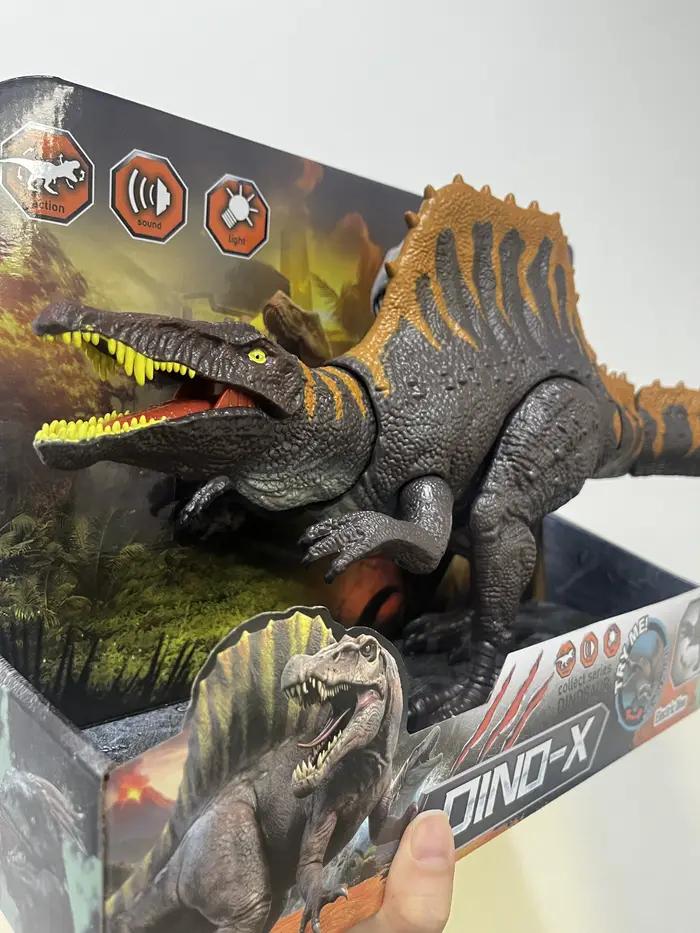 Dinosaure électrique Jurassic World Dino-X Spinosaurus avec effets sonores et lumineux