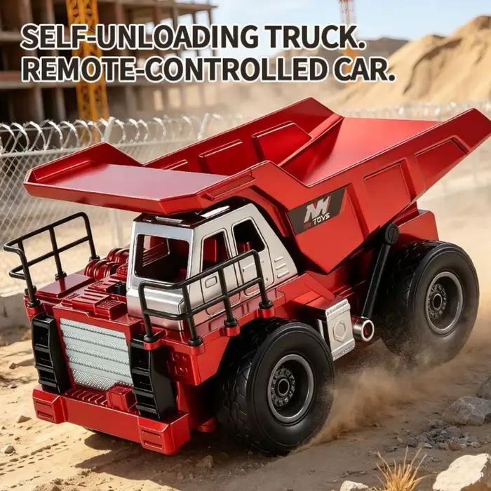 Camion benne lourd télécommandé RC avec levage automatique de la benne