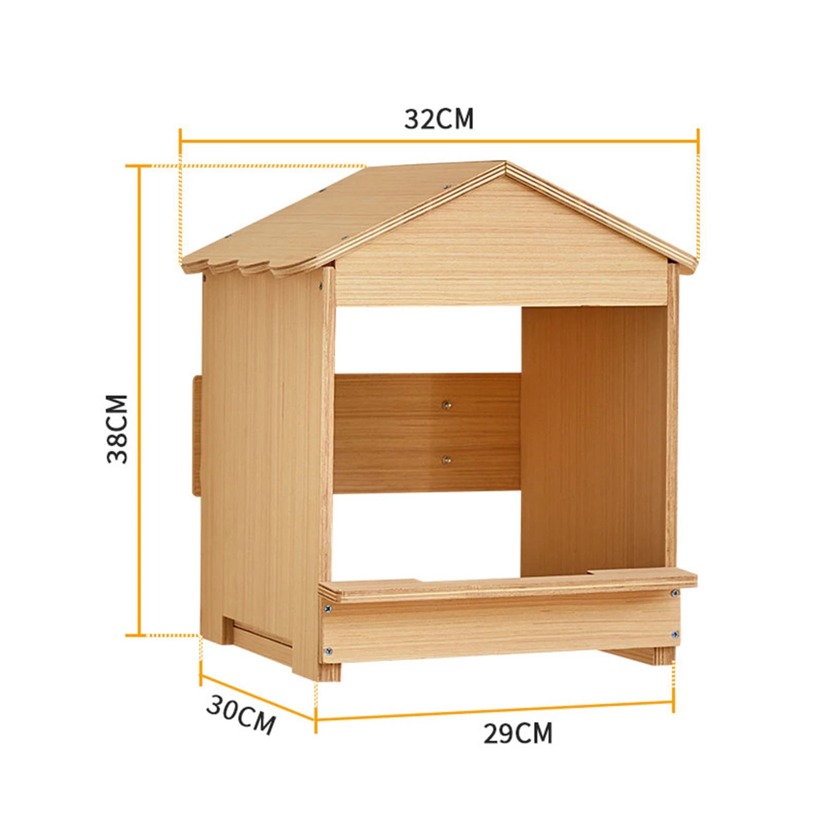 Poulailler en bois avec rampe amovible pour poules pondeuses, utilisation intérieure/extérieure, mur