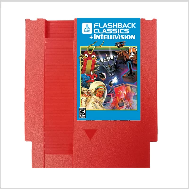 Atari-Cartouche de jeu pour console AnjVideo, Flash Back 21 +, Pooling Livision 25, 46 en 1