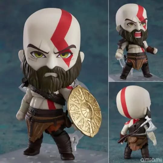 God Of War Kratos Action Figure Jouets, Poupée de collection, Cadeau de Noël avec boîte, 10cm