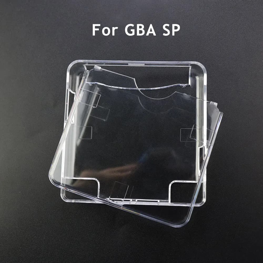 JCD plastique clair cristal protection coque rigide housse de protection pour GBA SP NDSL DSI NDSi X