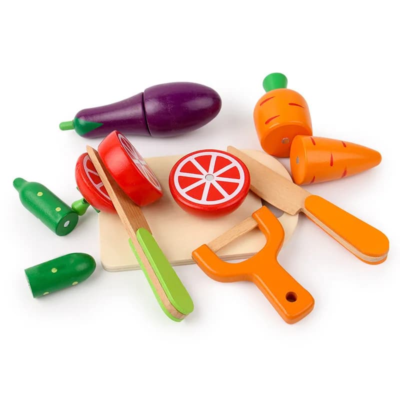 Jouet de Simulation de cuisine, jeu classique en bois, jouet éducatif Montessori pour enfants, cadea