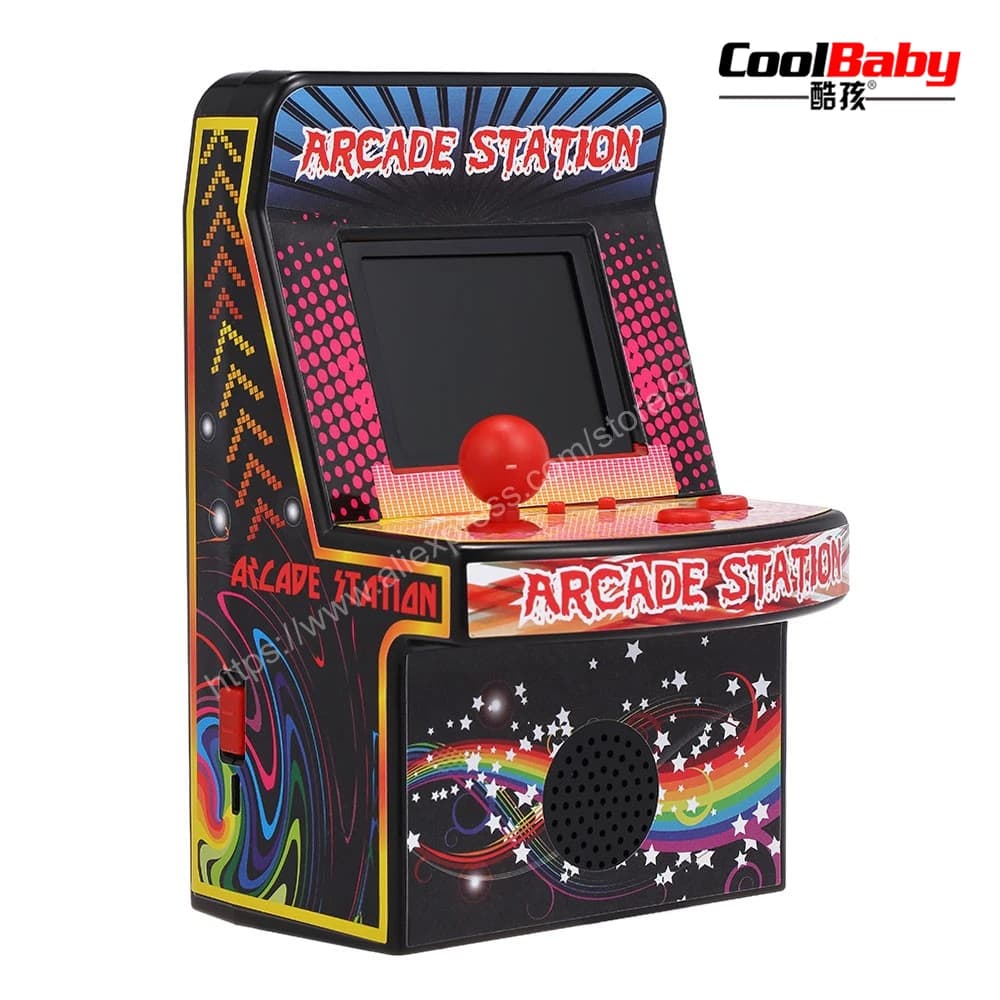 CoolBaby – Console de jeu Portable rétro, Machine de jeu 8 bits, Mini jeux d'arcade, 240 jeux classi