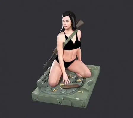 Nouveau soldat moderne 1/16 non assemblé avec BASE en résine, Kit jouets DIY modèle en résine non pe